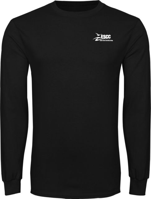 ESCC Black Long Sleeve T-Shirt ESCC Horizontal - ONLINE ONLY