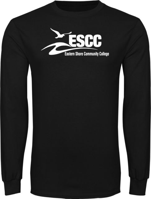 ESCC Black Long Sleeve T-Shirt ESCC Horizontal - ONLINE ONLY