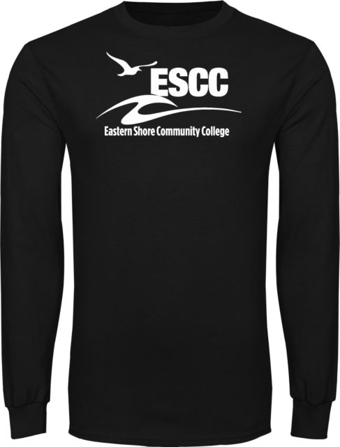 ESCC Black Long Sleeve T-Shirt ESCC Stacked - ONLINE ONLY
