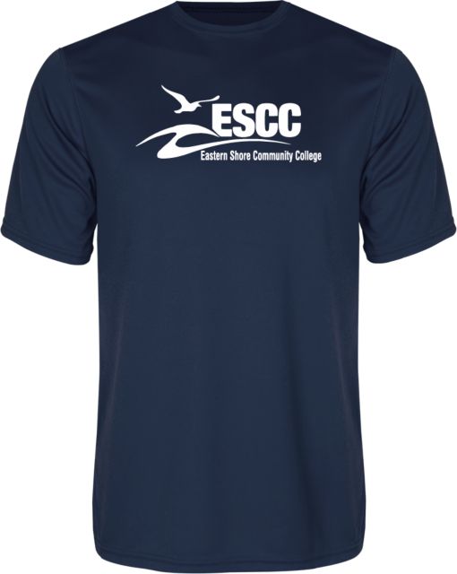 ESCC Performance Navy Tee ESCC Horizontal - ONLINE ONLY