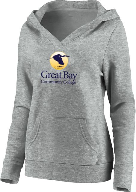 Great Bay CC Womens Plus Hoodie Great Bay Community College   Wordmark - Full Color - PLUS - ONLINE ONLY