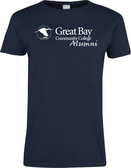 Great Bay CC Womens Short Sleeve Tee Great Bay Community College   Alumni Mark - ONLINE ONLY