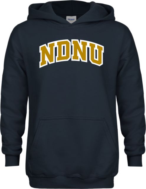 Notre Dame De Namur Youth Fleece Hoodie Arched NDNU - ONLINE ONLY