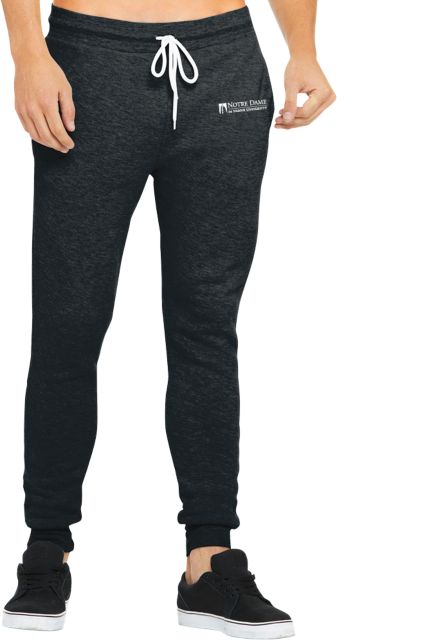 Notre Dame De Namur Bella Canvas Heather Joggers Notre Dame De Namur University Primary Mark - ONLINE ONLY