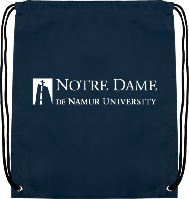 Notre Dame De Namur Drawstring Backpack Notre Dame De Namur University Primary Mark - ONLINE ONLY