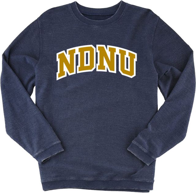 Notre Dame De Namur Boxercraft Womens Corded Crew Arched NDNU - ONLINE ONLY