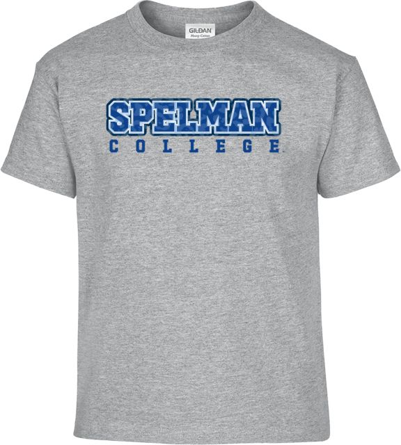 Spelman College Youth T Shirt Spelman College with Jaguar Print - ONLINE ONLY