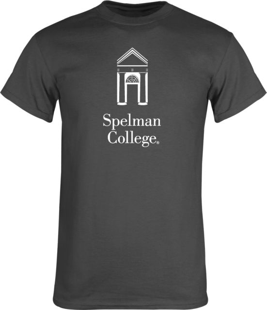 Spelman College T Shirt Spelman College Institutional Mark Vertical - ONLINE ONLY