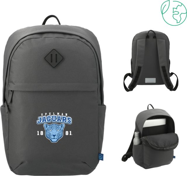 Spelman Repreve Ocean Commuter Computer Backpack Spelman Jaguars Est 1881 - ONLINE ONLY
