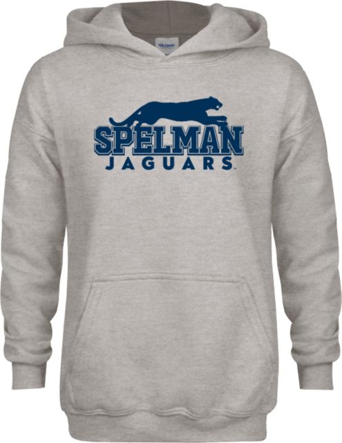 Spelman College Youth Fleece Hood Spelman Jaguars Stacked Mark - ONLINE ONLY