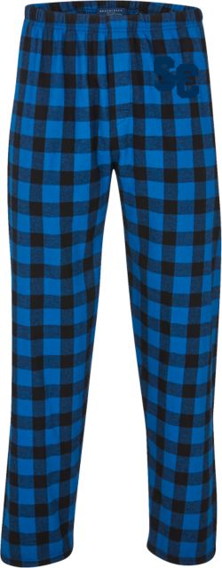 Spelman College Boxercraft Royal/Black Buffalo Unisex Flannel Pajama Pant Spelman Jaguar SC - ONLINE ONLY