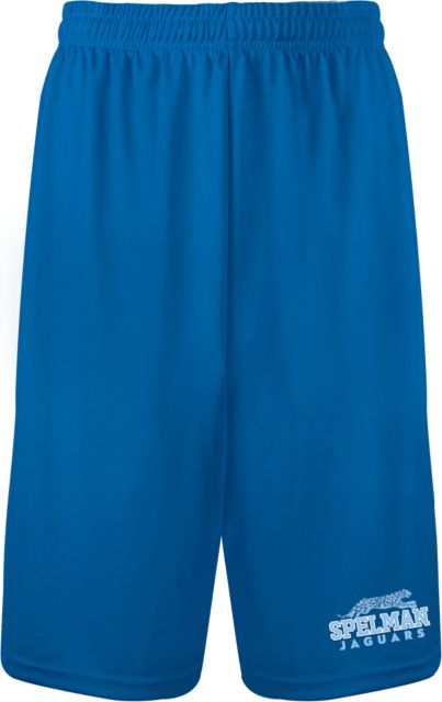Spelman College Performance Classic 9 Inch Short Spelman Jaguars Stacked Mark - ONLINE ONLY