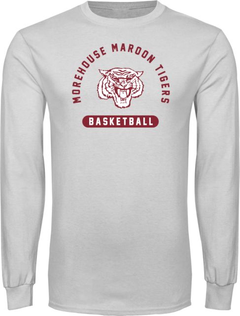 Morehouse College Long Sleeve T Shirt Basketball - ONLINE ONLY