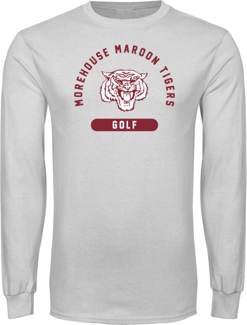 Morehouse College Long Sleeve T Shirt Golf - ONLINE ONLY