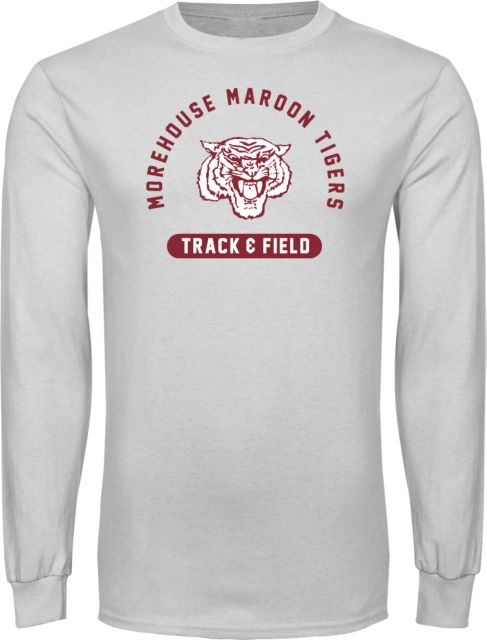 Morehouse College Long Sleeve T Shirt Track and Field - ONLINE ONLY
