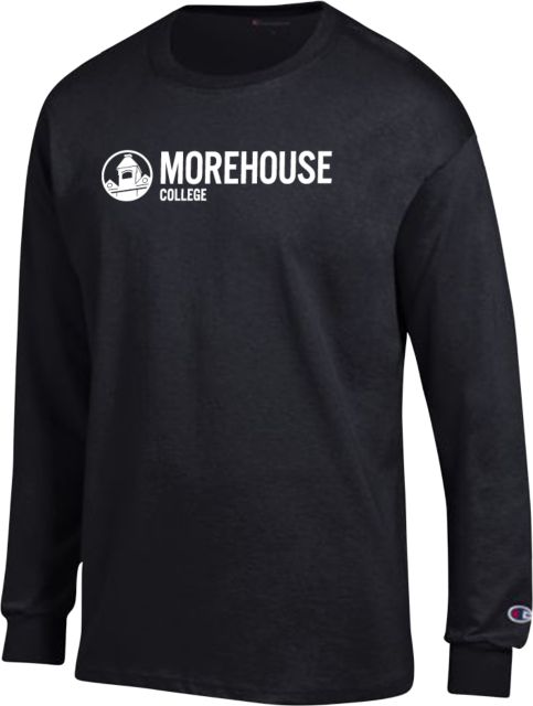 Morehouse College Champion Long Sleeve T Shirt University Mark Horizontal - ONLINE ONLY