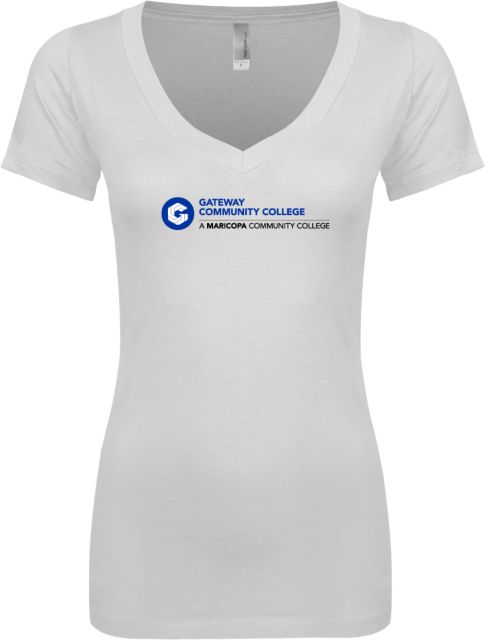 GateWay Next Level Ladies Junior Fit Ideal V Tee Primary Mark - ONLINE ONLY