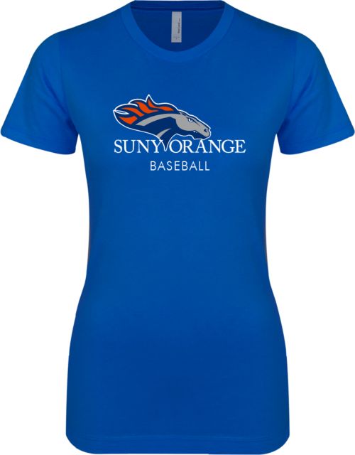 SUNY County CC Next Level Ladies SoftStyle Junior Fitted Tee Baseball - ONLINE ONLY