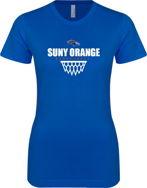 SUNY County CC Next Level Ladies SoftStyle Junior Fitted Tee Basketball Design - ONLINE ONLY