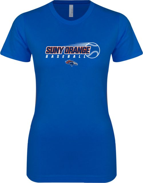 SUNY County CC Next Level Ladies SoftStyle Junior Fitted Tee Baseball Design - ONLINE ONLY