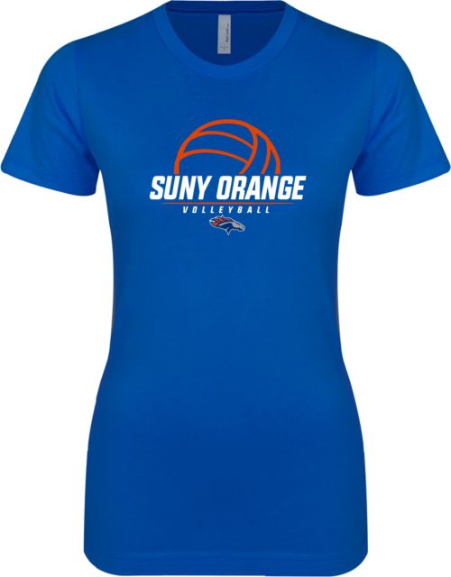 SUNY County CC Next Level Ladies SoftStyle Junior Fitted Tee Volleyball Design - ONLINE ONLY