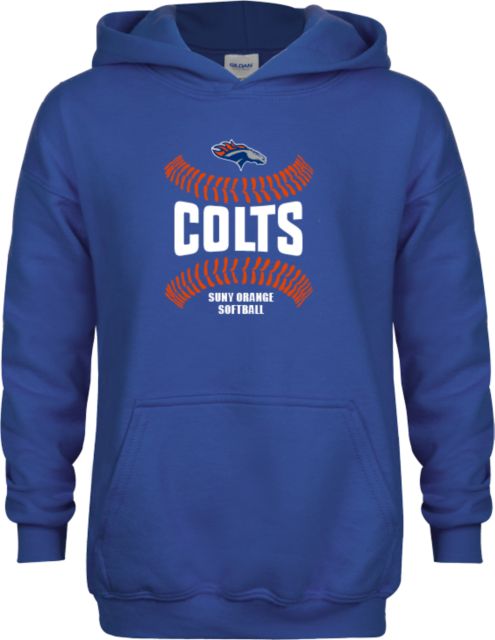 SUNY County CC Youth Fleece Hoodie Softball Design - ONLINE ONLY