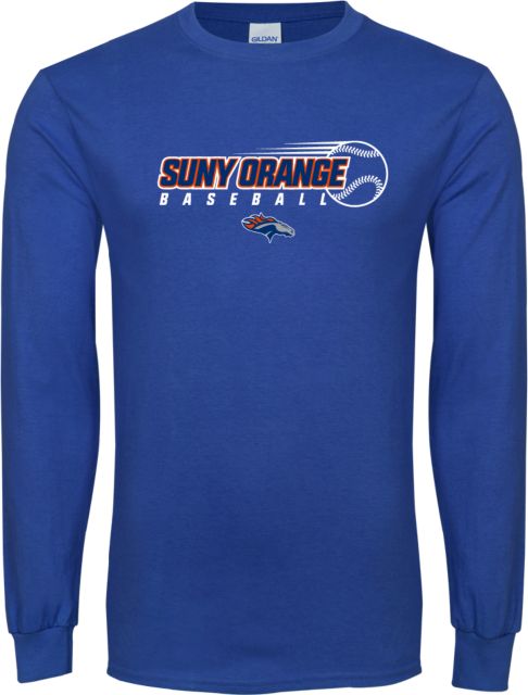 SUNY County CC Long Sleeve T Shirt Baseball Design - ONLINE ONLY
