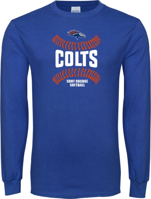 SUNY County CC Long Sleeve T Shirt Softball Design - ONLINE ONLY