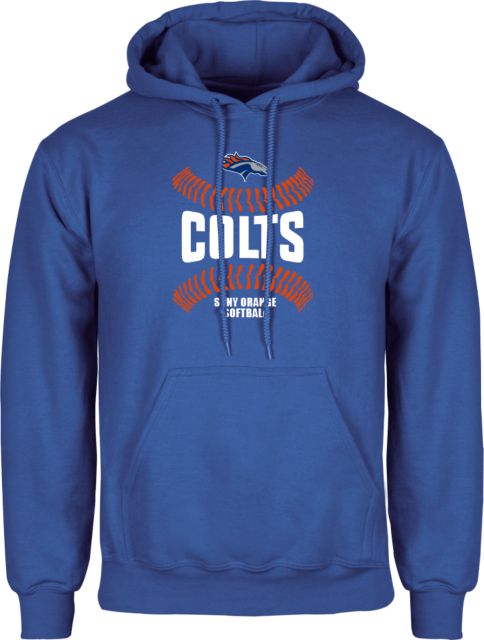 SUNY County CC Fleece Hoodie Softball Design - ONLINE ONLY