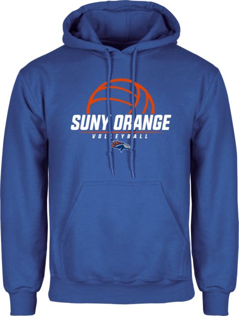 SUNY County CC Fleece Hoodie Volleyball Design - ONLINE ONLY