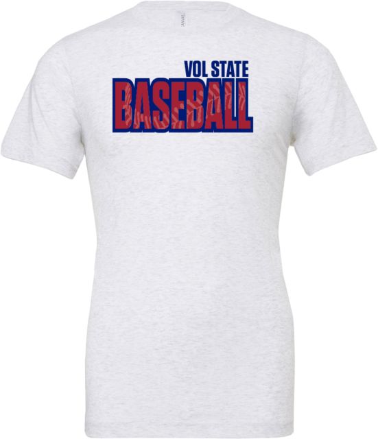 Volunteer State Bella + Canvas Ash Jersey Cotton T Shirt Vol State - Baseball Seams - ONLINE ONLY