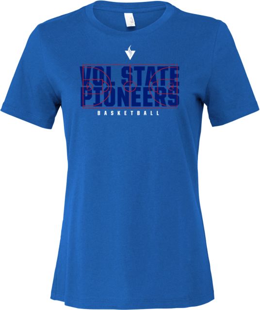 Volunteer State Bella + Canvas Womens Relaxed Cotton T Shirt Vol State - Basketball Court - ONLINE ONLY