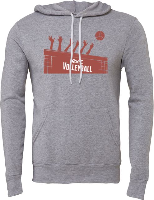Copper Mountain Bella + Canvas Fleece Hood Copper Mountain College Volleyball - ONLINE ONLY