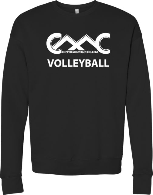 Copper Mountain Bella + Canvas Fleece Crew Copper Mountain College Volleyball - ONLINE ONLY