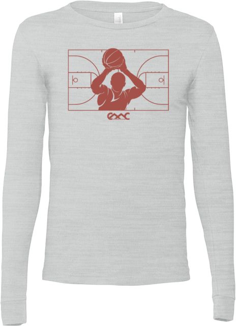 Copper Mountain Bella + Canvas Jersey Cotton Long Sleeve T Shirt Copper Mountain College Basketball - ONLINE ONLY