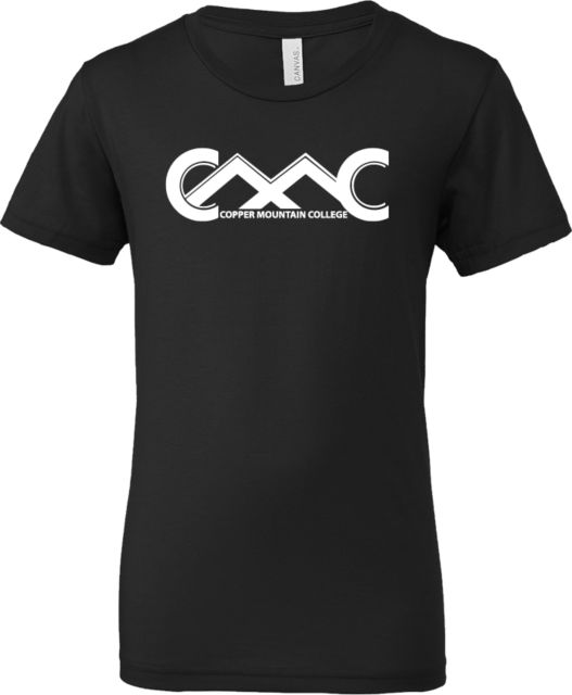 Copper Mountain Bella + Canvas Youth Jersey T Shirt Copper Mountain College Primary Mark - ONLINE ONLY