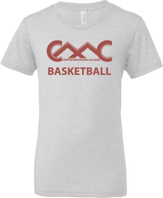 Copper Mountain Bella + Canvas Youth Jersey T Shirt Copper Mountain College Basketball - ONLINE ONLY