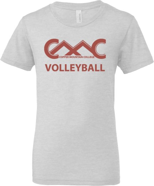 Copper Mountain Bella + Canvas Youth Jersey T Shirt Copper Mountain College Volleyball - ONLINE ONLY