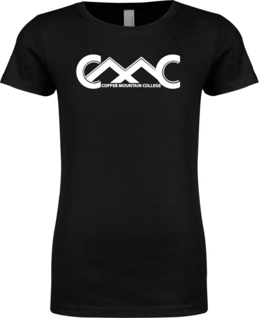 Copper Mountain Next Level Girls Fashion Fit T Shirt Copper Mountain College Primary Mark - ONLINE ONLY