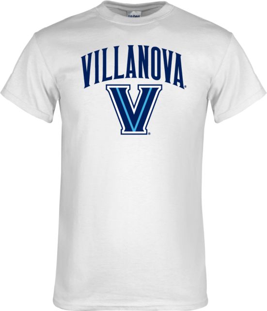 Villanova Univ T Shirt Arched Villanova V - ONLINE ONLY