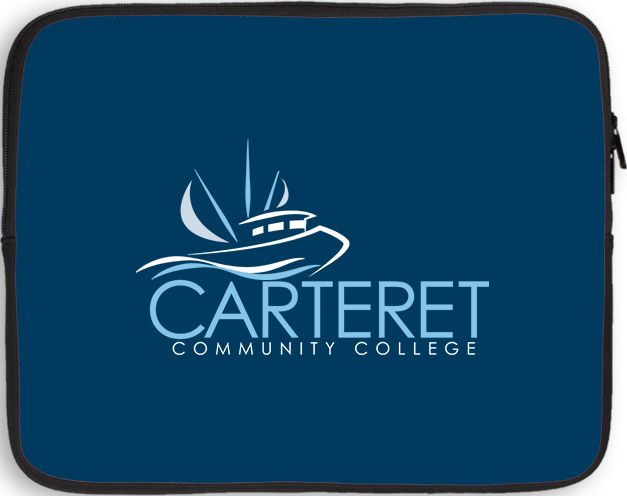 Carteret 10 inch Neoprene iPad/Tablet Sleeve Primary Mark - ONLINE ONLY