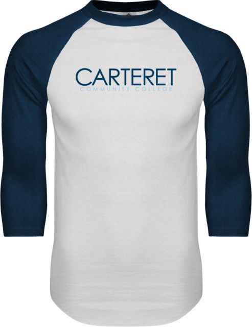 Carteret Raglan Baseball T Shirt Wordmark - ONLINE ONLY