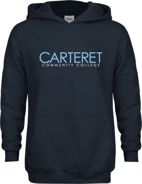 Carteret Youth Fleece Hoodie Wordmark - ONLINE ONLY