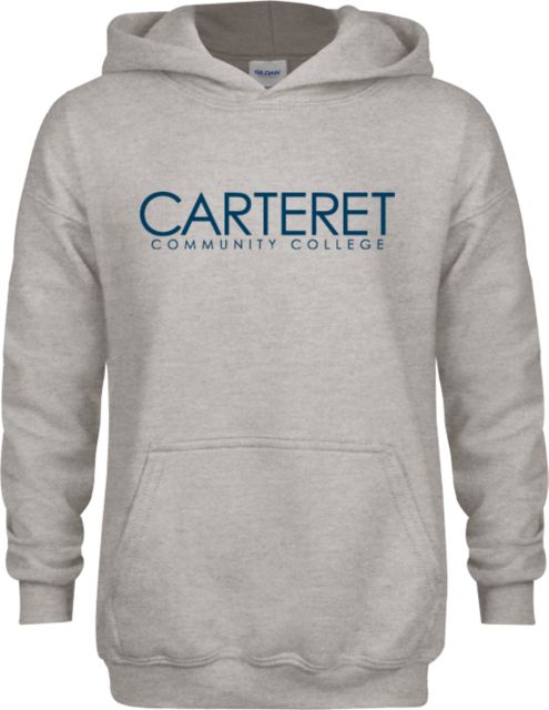 Carteret Youth Fleece Hood Wordmark - ONLINE ONLY
