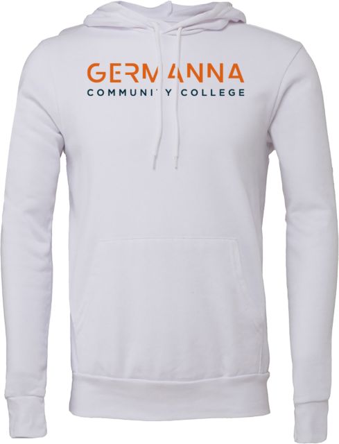 Germanna Bella + Canvas Fleece Hood Germanna Community College Orange - ONLINE ONLY