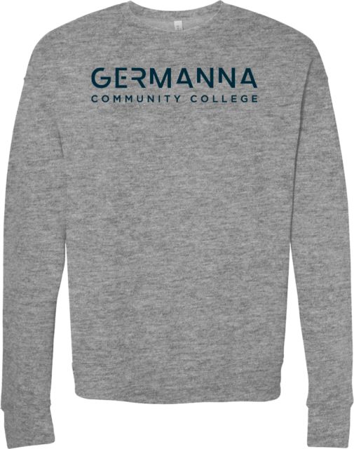 Germanna Bella + Canvas Fleece Crew Germanna Community College Navy - ONLINE ONLY