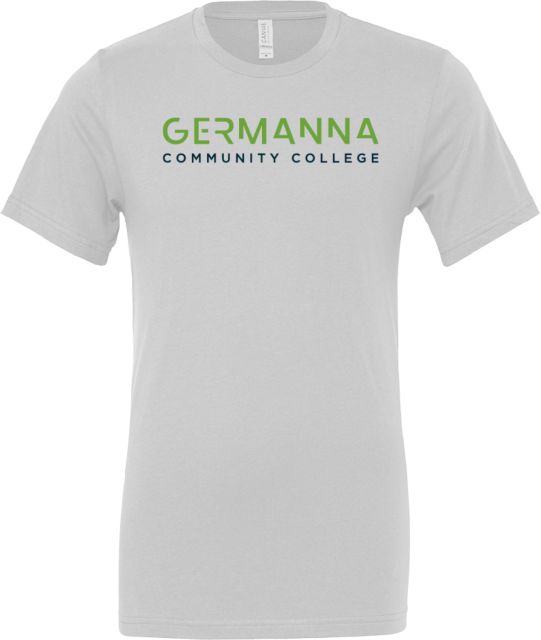 Germanna Bella + Canvas Jersey Cotton T Shirt Germanna Community College Green - ONLINE ONLY