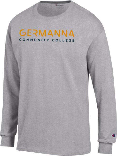 Germanna Champion Long Sleeve T Shirt Germanna Community College Gold - ONLINE ONLY