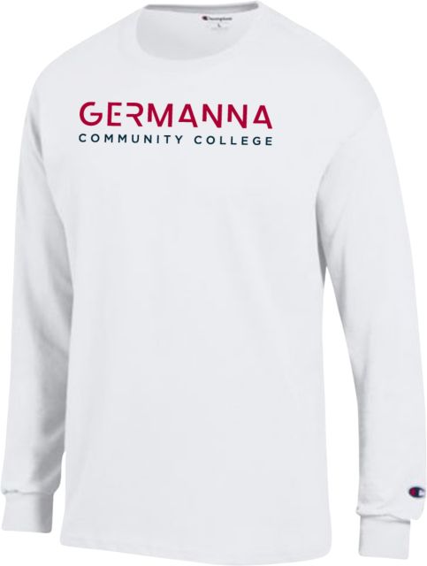 Germanna Champion Long Sleeve T Shirt Germanna Community College Primary Mark Red - ONLINE ONLY