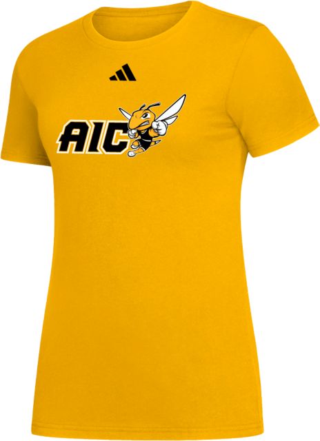 American International Adidas Womens Collegiate Amplifier Tee Adidas AIC Athletic Rex Mark - ONLINE ONLY
